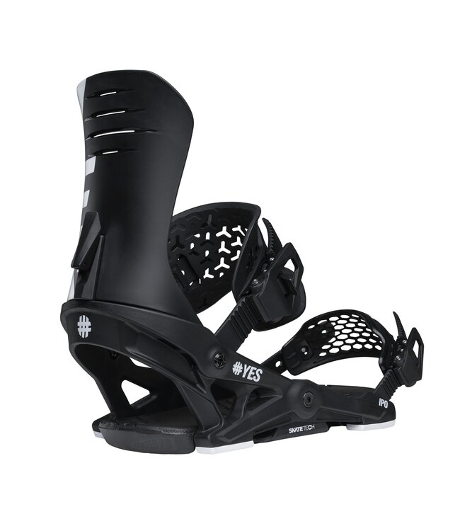 YES IPO SNOWBOARD BINDINGS PITCH BLACK 2026