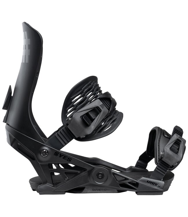 YES DRIVE SNOWBOARD BINDINGS PITCH BLACK 2026