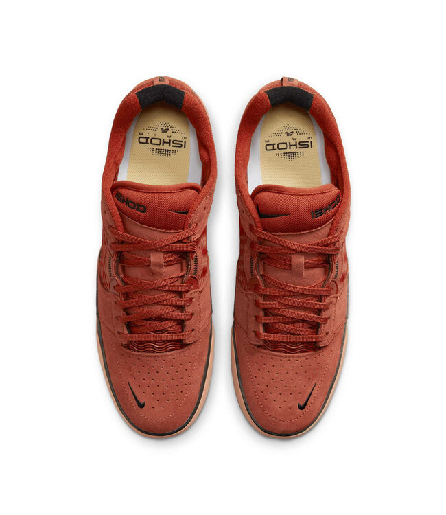 NIKE SB MENS ISHOD SHOE RUGGED ORANGE/BLACK-MINERAL CLAY-BLACK