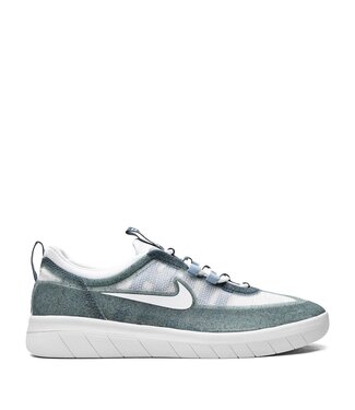 NIKE SB MENS NYJAH FREE 2.0 PREMIUM SHOE ASH GREEN/WHITE