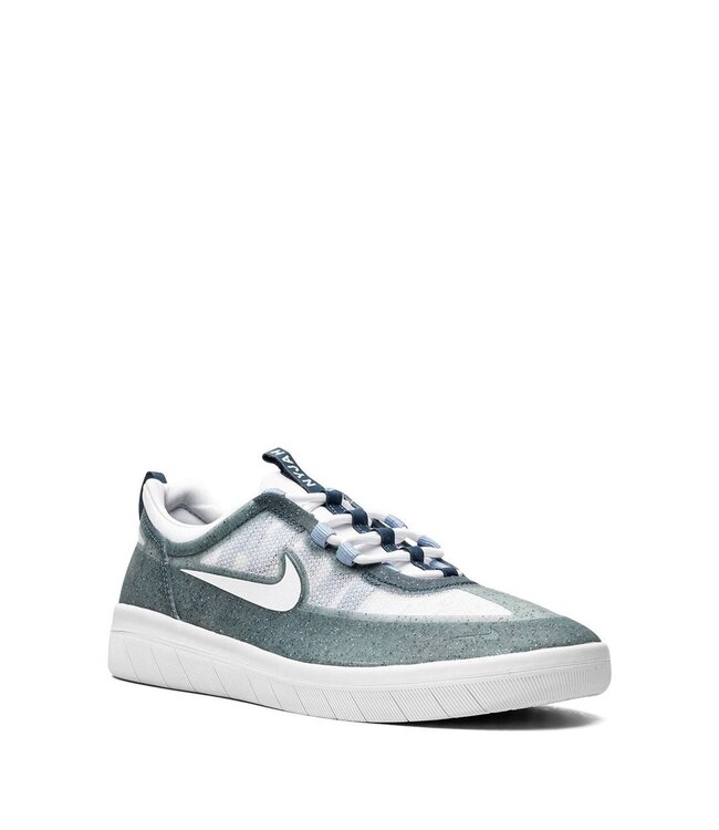 NIKE SB MENS NYJAH FREE 2.0 PREMIUM SHOE ASH GREEN/WHITE