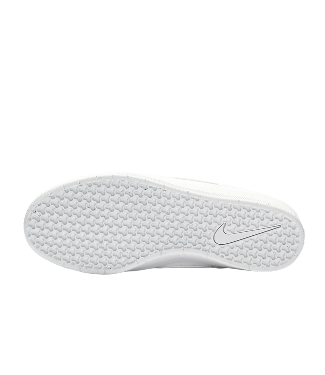 NIKE SB MENS FORCE 58 PREMIUM LEATHER SHOES WHITE/WHITE