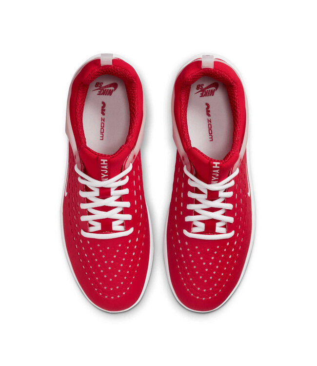 NIKE SB MENS ZOOM NYJAH 3 SHOE UNIVERSITY RED/WHITE