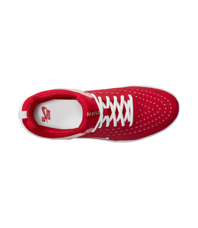 NIKE SB MENS ZOOM NYJAH 3 SHOE UNIVERSITY RED/WHITE