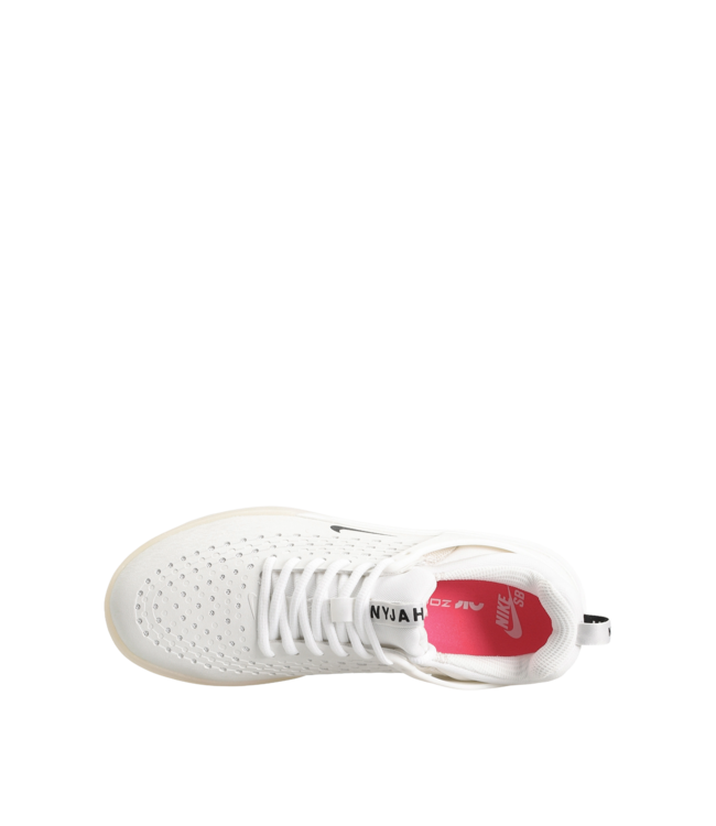 NIKE SB MENS ZOOM NYJAH 3 SHOE WHITE/BLACK-SUMMIT WHITE-HYPER PINK