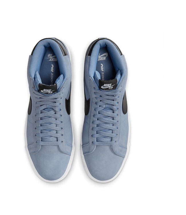 NIKE SB MENS ZOOM BLAZER MID ASHEN SLATE/BLACK-WHITE