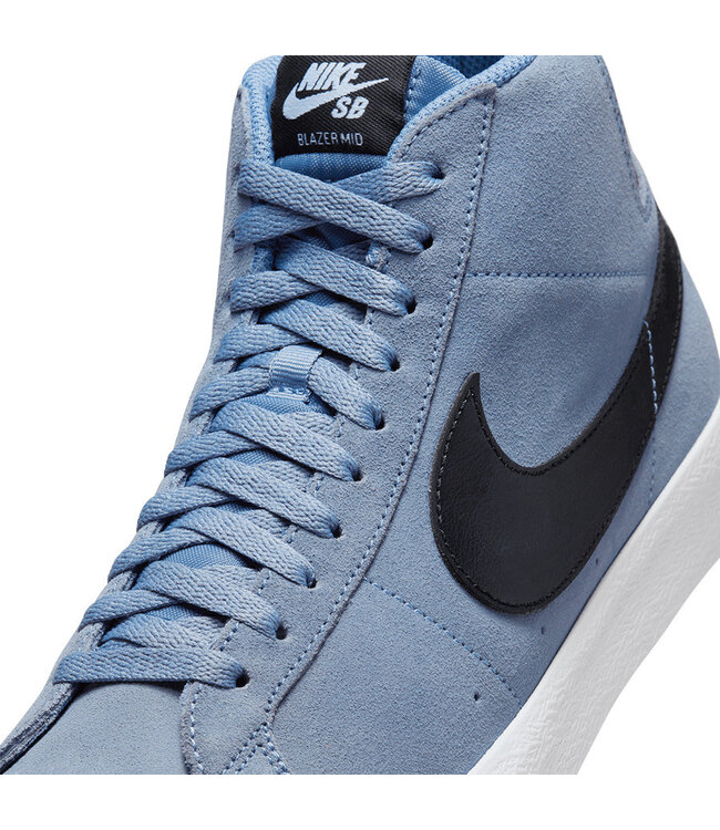 NIKE SB MENS ZOOM BLAZER MID ASHEN SLATE/BLACK-WHITE