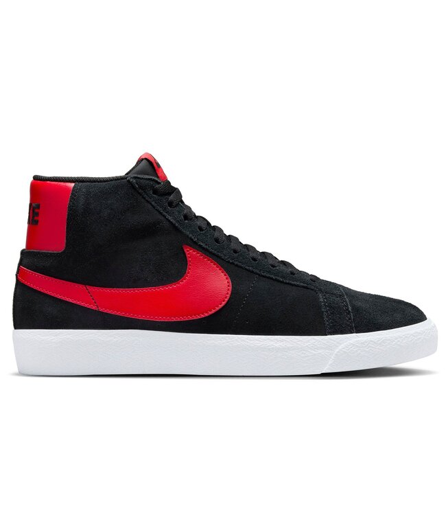 NIKE SB MENS ZOOM BLAZER MID BLACK/RED