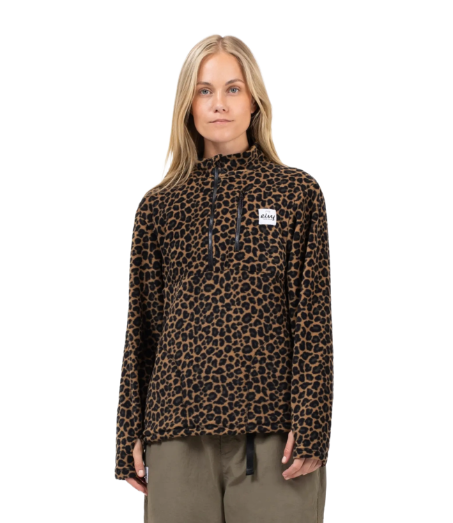 EIVY WOMENS TECHLIGHT HALF ZIP FLEECE V2 LEOPARD 2026 ONE Boardshop