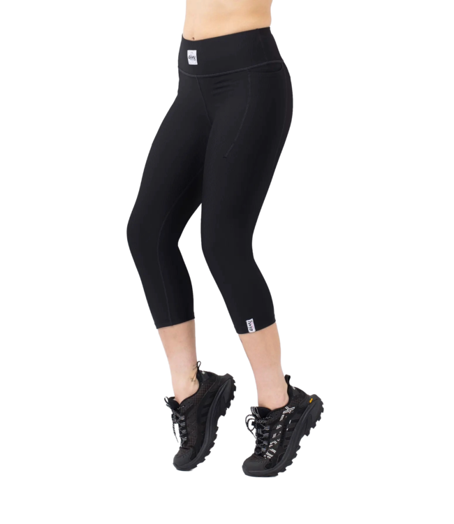 EIVY WOMENS POCKET RIB 3/4 TIGHTS BLACK 2026