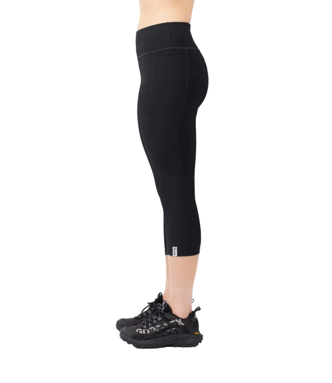 EIVY WOMENS POCKET RIB 3/4 TIGHTS BLACK 2026