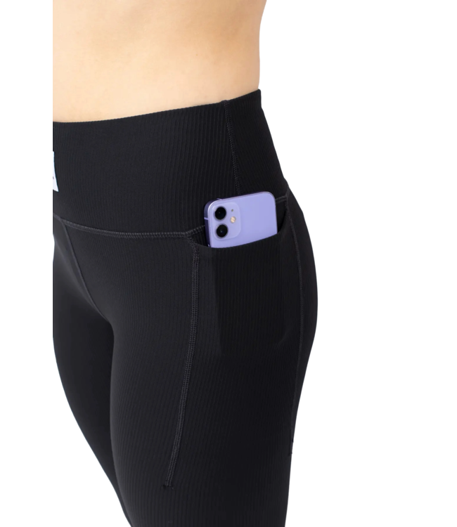 EIVY WOMENS POCKET RIB 3/4 TIGHTS BLACK 2026