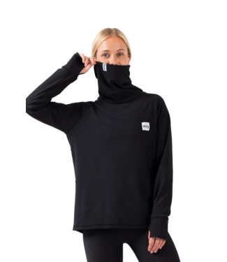 EIVY EIVY WOMENS LOOSE FIT GAITER RIB TOP BLACK 2026