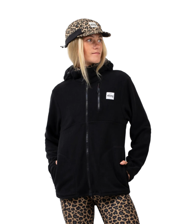 EIVY WOMENS TECHLIGHT ZIP HOOD FLEECE BLACK 2026
