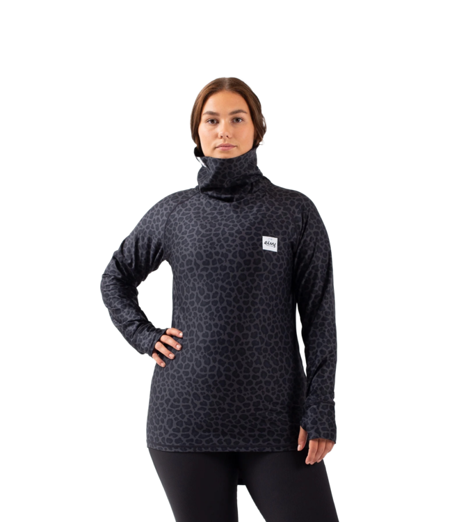 EIVY WOMENS ICECOLD TOP BLACK LEOPARD 2026