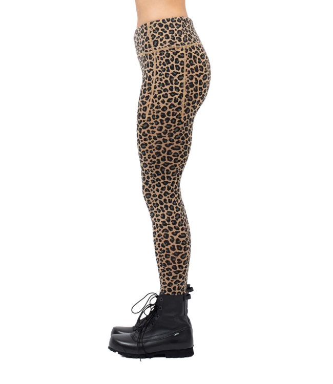EIVY WOMENS POCKET MERINO WOOL TIGHTS LEOPARD 2026