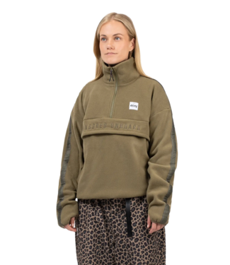 EIVY EIVY WOMENS BALL FLEECE HALF ZIP SWEATER OLIVE 2026