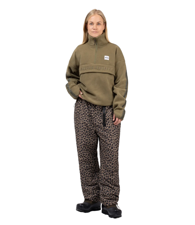 EIVY WOMENS BALL FLEECE HALF ZIP SWEATER OLIVE 2026