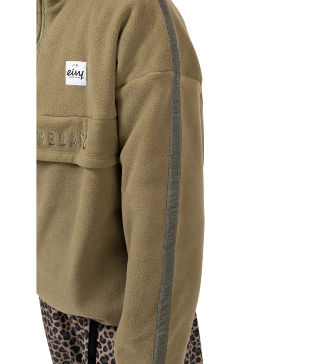 EIVY WOMENS BALL FLEECE HALF ZIP SWEATER OLIVE 2026