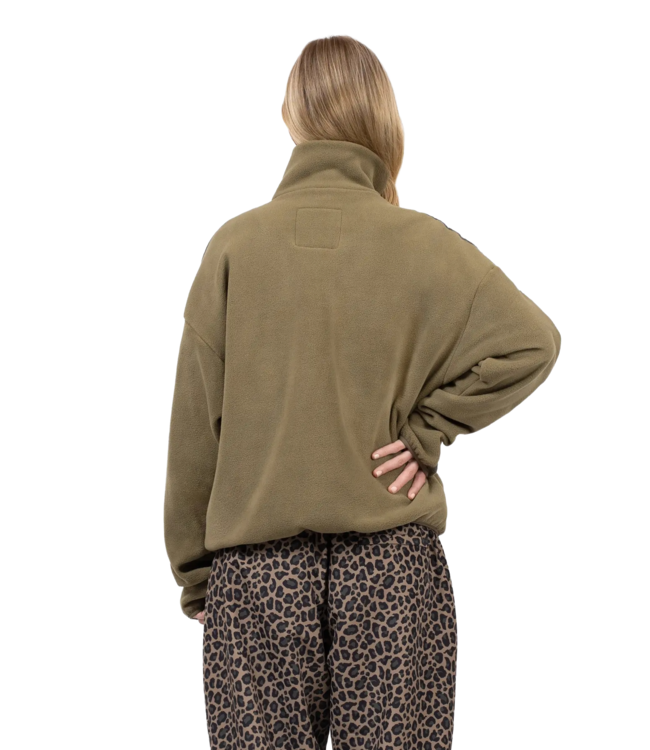 EIVY WOMENS BALL FLEECE HALF ZIP SWEATER OLIVE 2026