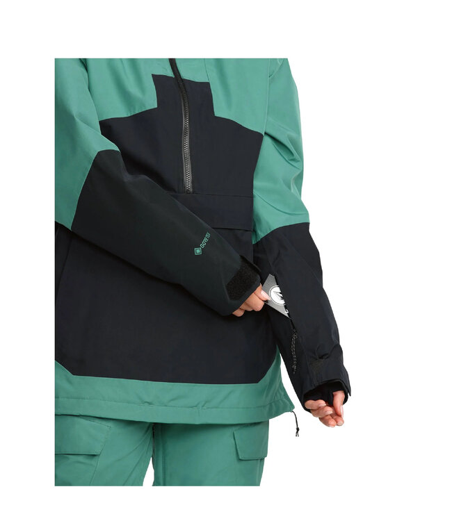 VOLCOM WOMENS FERN INSULATED GORE PULLOVER JACKET SPRUCE GREEN 2026