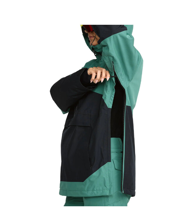 VOLCOM WOMENS FERN INSULATED GORE PULLOVER JACKET SPRUCE GREEN 2026