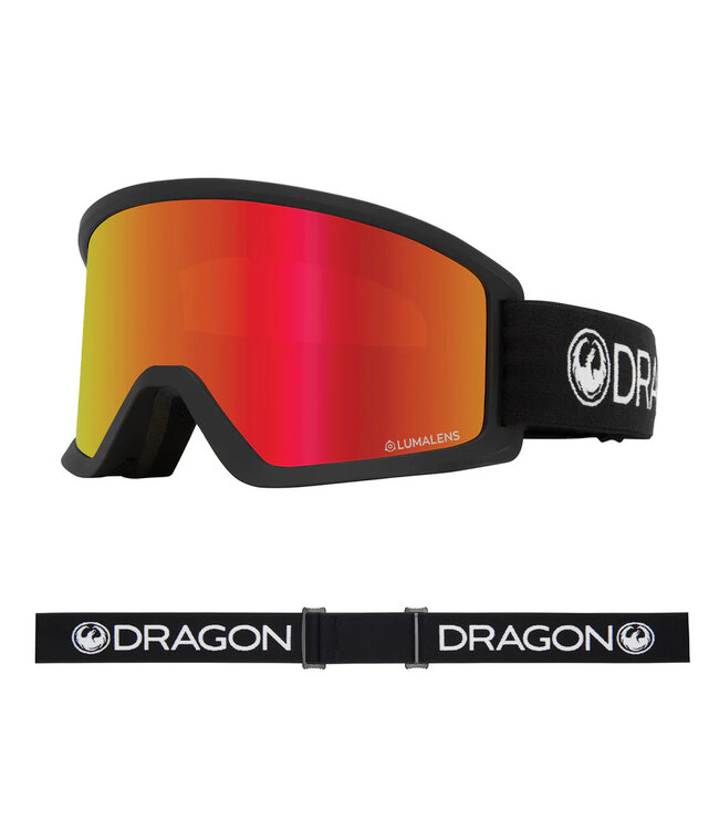 DRAGON DX3 OTG GOGGLE BLACK w/LUMALENS RED ION 2026