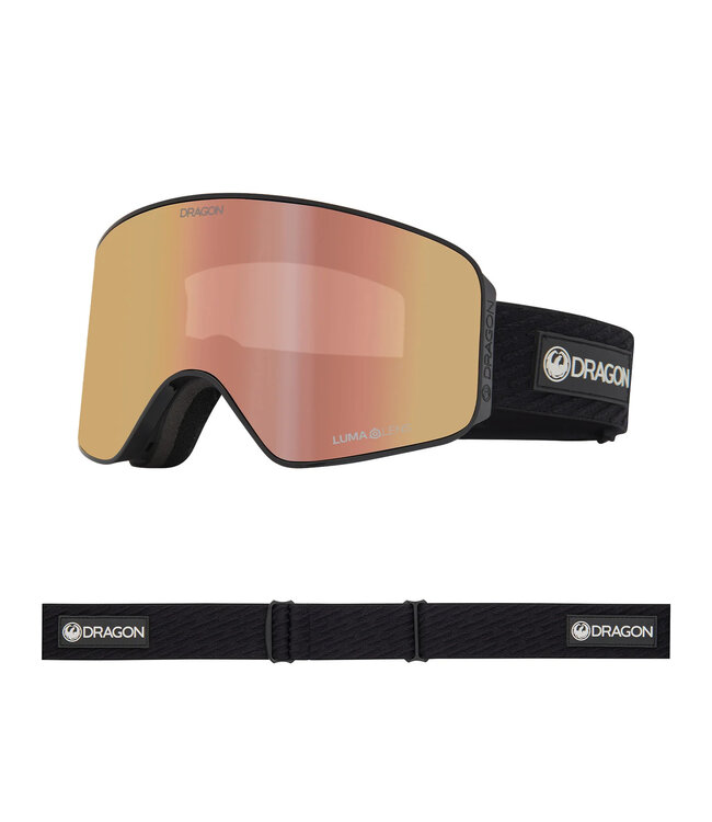 DRAGON NFX MAG GOGGLE ICON ROSE w/ LUMALENS ROSE GOLD ION +LUMALENS LIGHT ROSE 2026