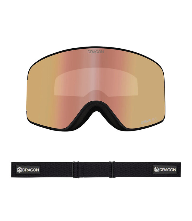 DRAGON NFX MAG GOGGLE ICON ROSE w/ LUMALENS ROSE GOLD ION +LUMALENS LIGHT ROSE 2026
