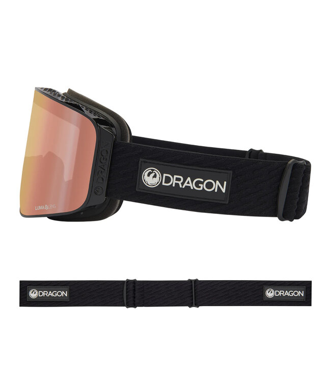 DRAGON NFX MAG GOGGLE ICON ROSE w/ LUMALENS ROSE GOLD ION +LUMALENS LIGHT ROSE 2026