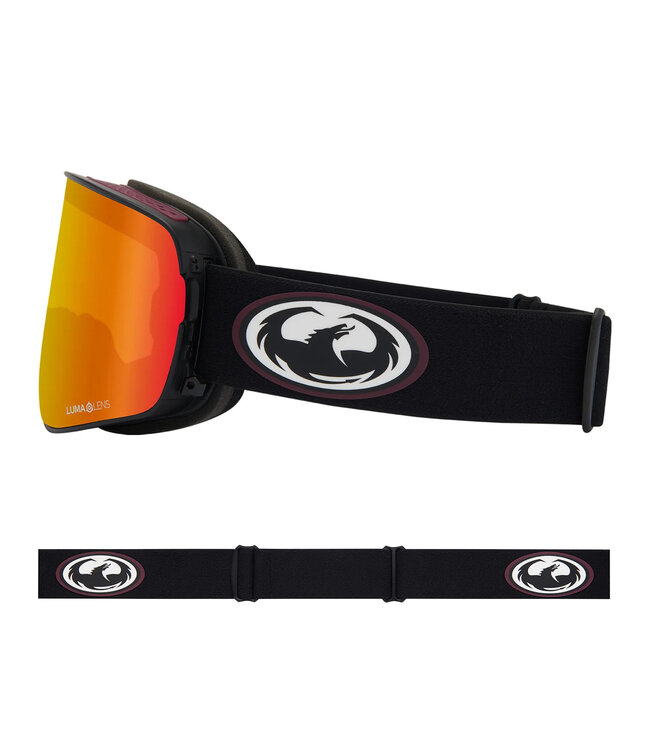 DRAGON NFX2 GOGGLE OLDSKOOL w/ LUMALENS RED ION +LUMALENS LIGHT ROSE 2026