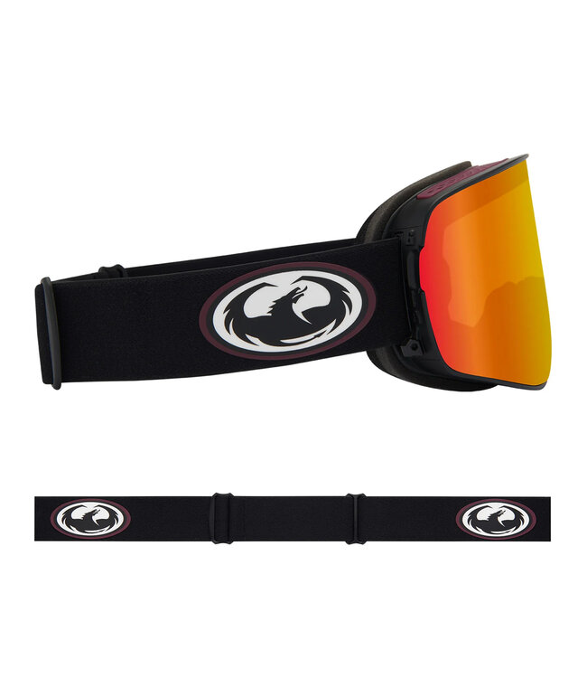 DRAGON NFX2 GOGGLE OLDSKOOL w/ LUMALENS RED ION +LUMALENS LIGHT ROSE 2026