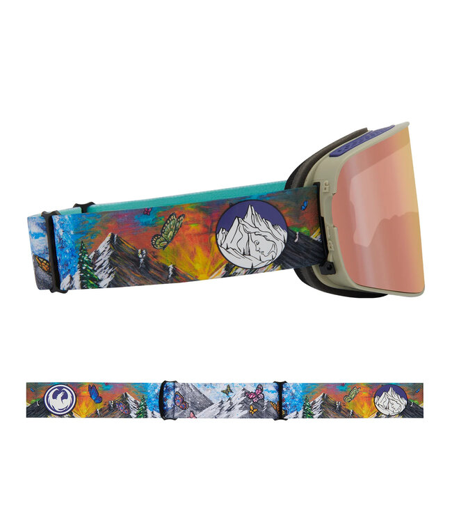 DRAGON NFX2 GOGGLE KIMMY FASANI 25 w/ LUMALENS ROSE GOLD ION +LUMALENS PINK ION 2026