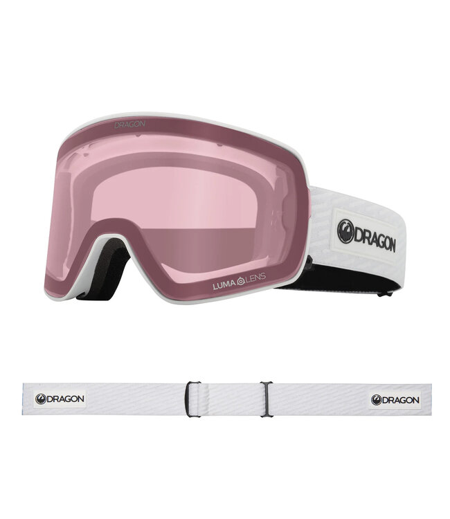 DRAGON NFX2 GOGGLE BLIZZARD w/ LUMALENS MIDNIGHT +LUMALENS LIGHT ROSE 2026