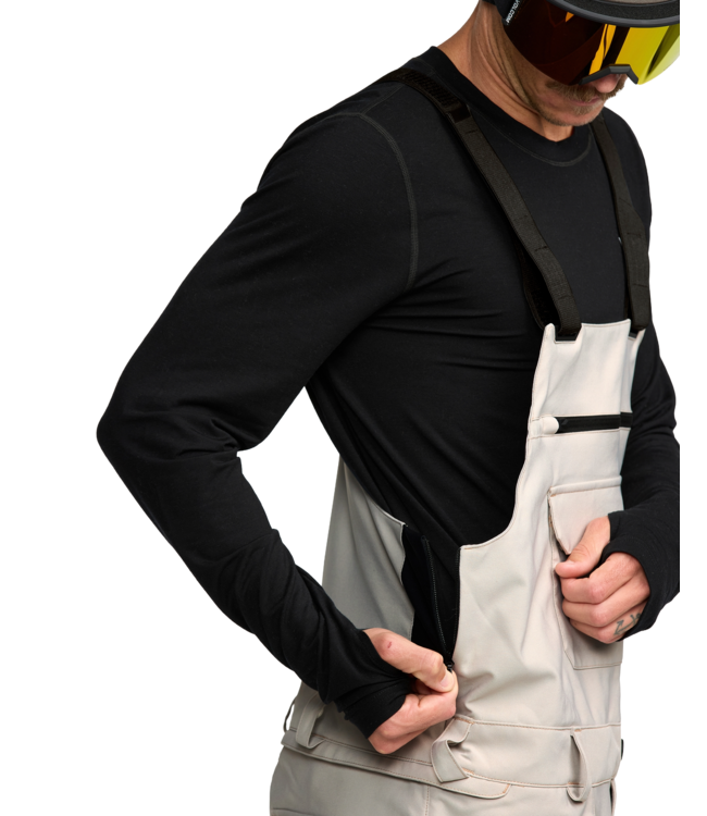 VOLCOM ROAN BIB OVERALL STONE 2026