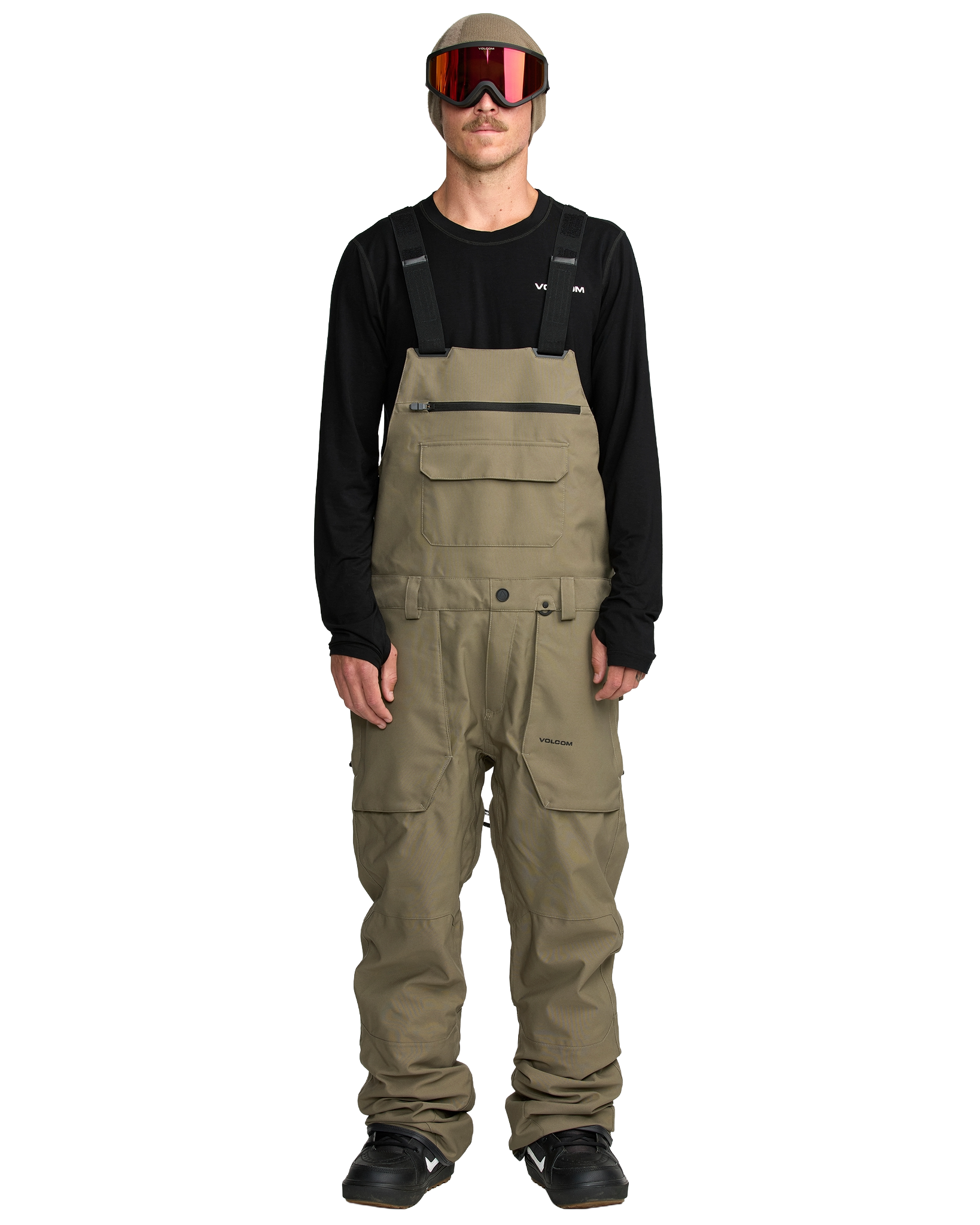 VOLCOM ROAN BIB OVERALL MILITARY 2026 - ONE Boardshop