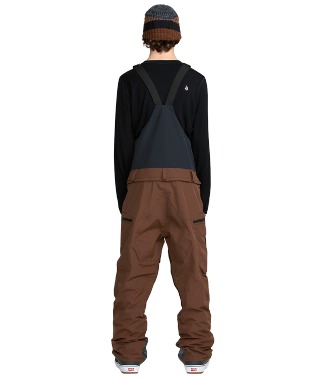 VOLCOM RAIN GORE-TEX BIB OVERALL BROWN 2026
