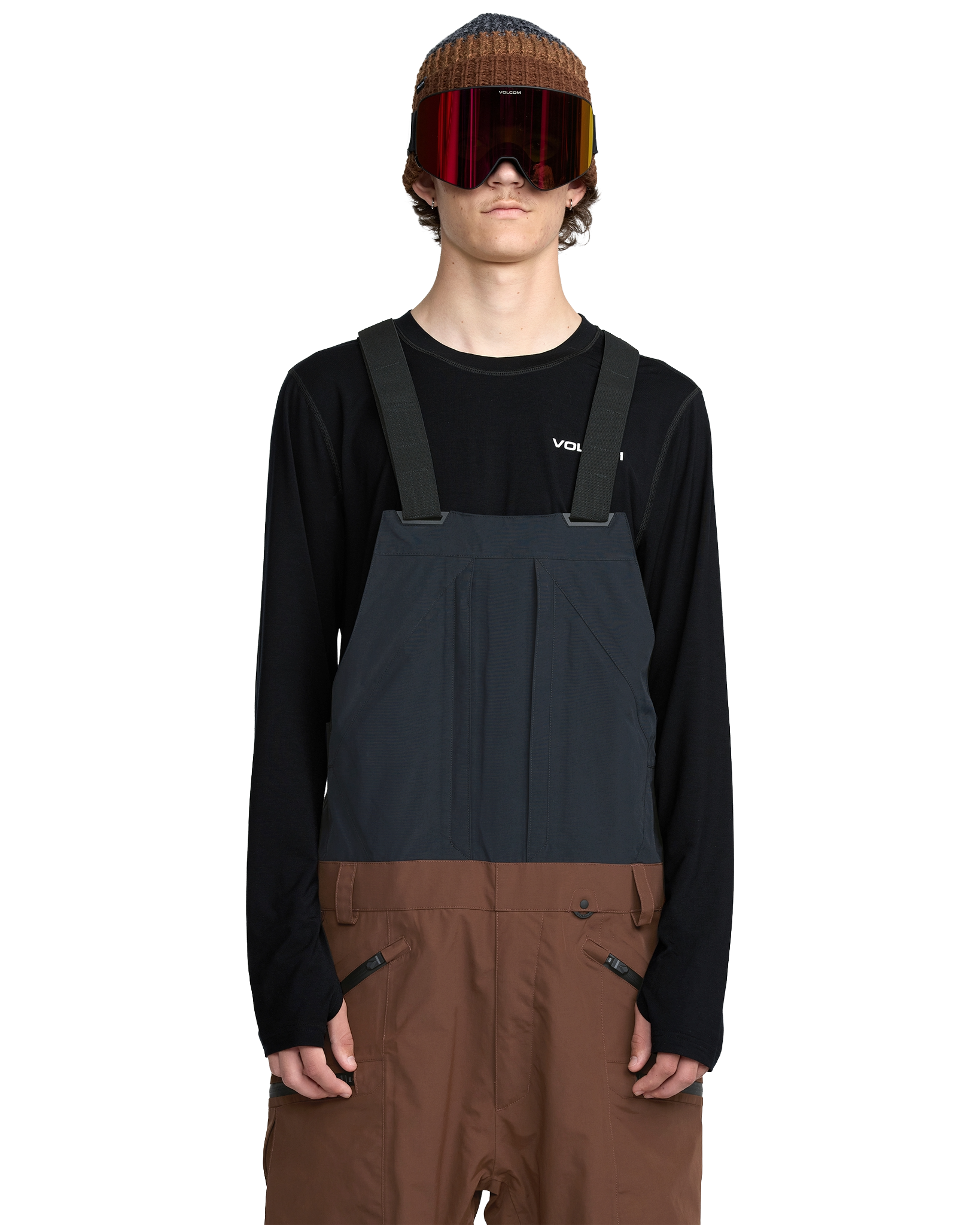 VOLCOM RAIN GORE-TEX BIB OVERALL BROWN 2026 - ONE Boardshop