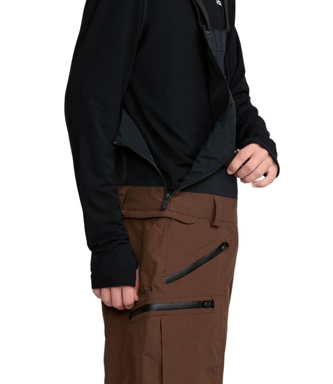 VOLCOM RAIN GORE-TEX BIB OVERALL BROWN 2026