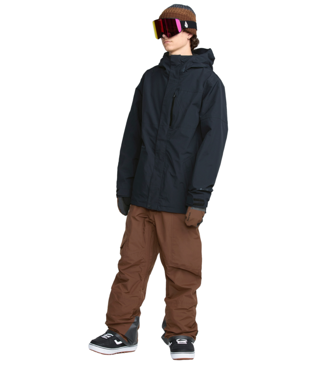 VOLCOM RAIN GORE-TEX BIB OVERALL BROWN 2026