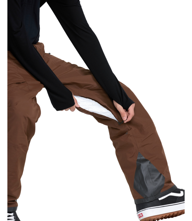 VOLCOM RAIN GORE-TEX BIB OVERALL BROWN 2026