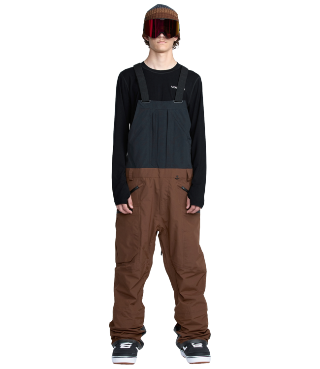 VOLCOM RAIN GORE-TEX BIB OVERALL BROWN 2026