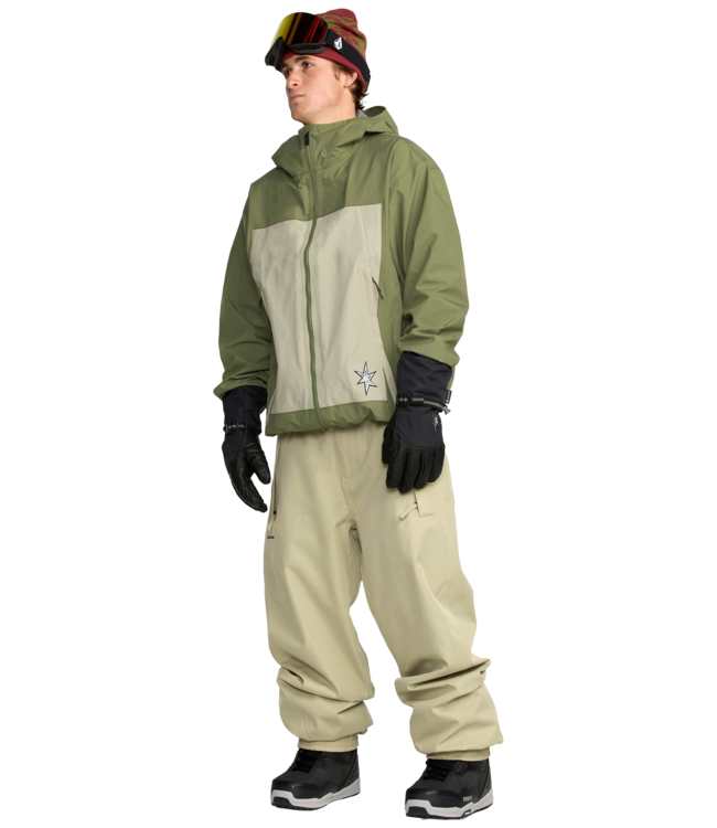 VOLCOM ARTHUR 3L JACKET DARK OLIVE 2026