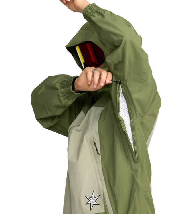 VOLCOM ARTHUR 3L JACKET DARK OLIVE 2026