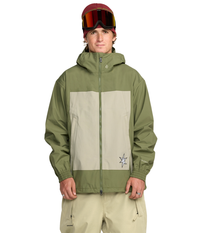 VOLCOM ARTHUR 3L JACKET DARK OLIVE 2026