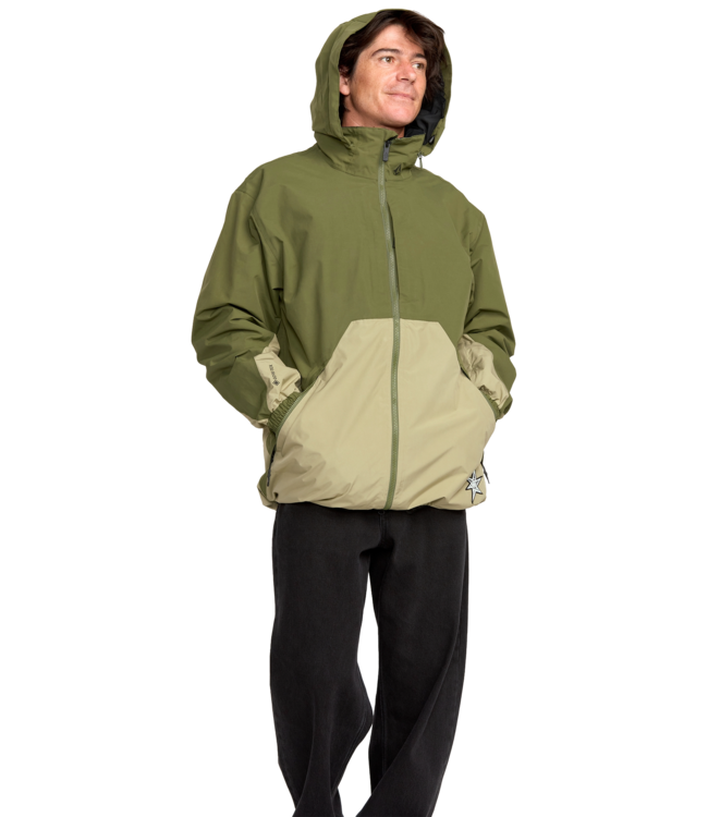 2026 VOLCOM LONGO GORE-TEX JACKET DARK OLIVE