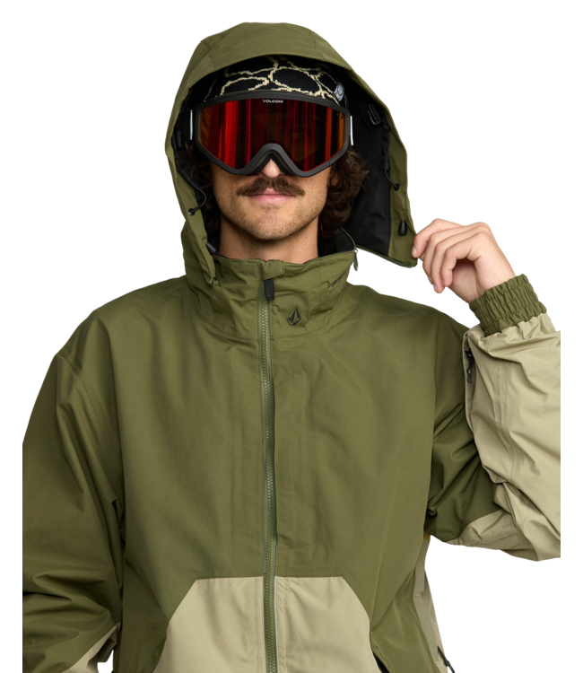 2026 VOLCOM LONGO GORE-TEX JACKET DARK OLIVE