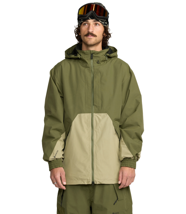 2026 VOLCOM LONGO GORE-TEX JACKET DARK OLIVE