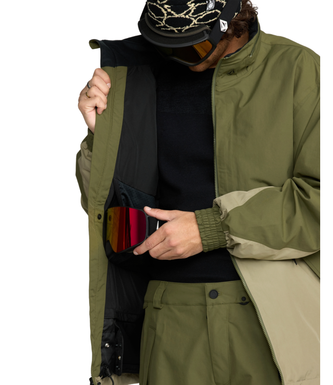 2026 VOLCOM LONGO GORE-TEX JACKET DARK OLIVE