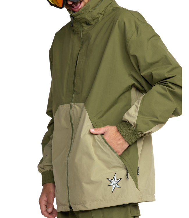 2026 VOLCOM LONGO GORE-TEX JACKET DARK OLIVE